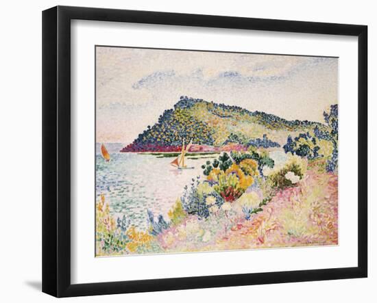 The Black Cape, Pramousquier Bay, 1906-Henri Edmond Cross-Framed Giclee Print