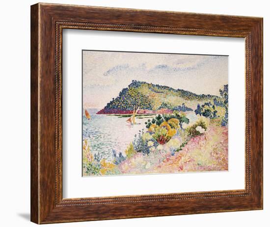 The Black Cape, Pramousquier Bay, 1906-Henri Edmond Cross-Framed Giclee Print