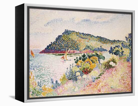 The Black Cape, Pramousquier Bay, 1906-Henri Edmond Cross-Framed Premier Image Canvas