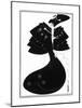 The Black Cape-Aubrey Beardsley-Mounted Premium Giclee Print