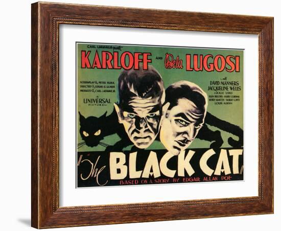 The Black Cat, 1934-null-Framed Art Print