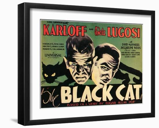 The Black Cat, 1934-null-Framed Art Print