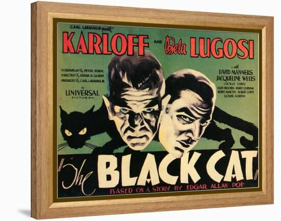 The Black Cat, 1934-null-Framed Stretched Canvas