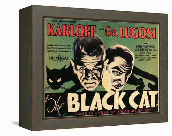 The Black Cat, 1934-null-Framed Stretched Canvas