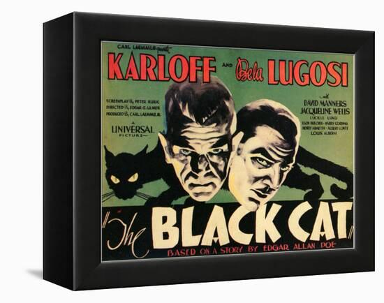 The Black Cat, 1934-null-Framed Stretched Canvas