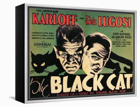 The Black Cat, 1934-null-Framed Stretched Canvas