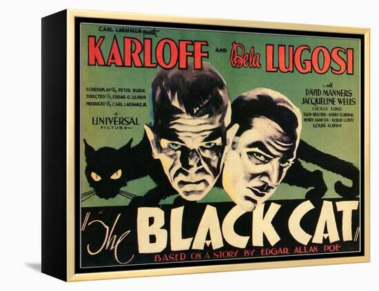 The Black Cat, 1934-null-Framed Stretched Canvas