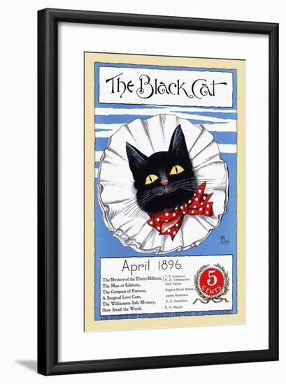 The Black Cat, April 1896-null-Framed Art Print