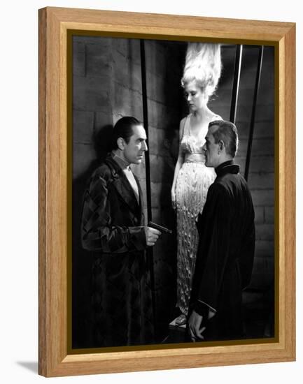 The Black Cat, Bela Lugosi, Boris Karloff, 1934, Suspended Animation-null-Framed Stretched Canvas