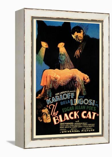 The Black Cat-null-Framed Stretched Canvas