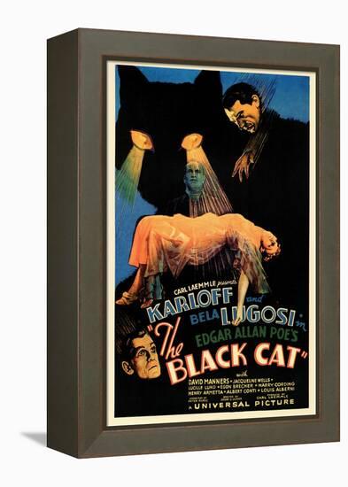 The Black Cat-null-Framed Stretched Canvas