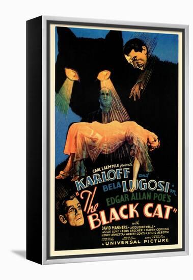The Black Cat-null-Framed Stretched Canvas