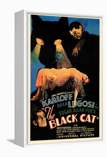 The Black Cat-null-Framed Stretched Canvas