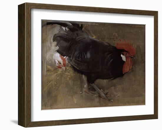 The Black Cock-Joseph Crawhall-Framed Giclee Print