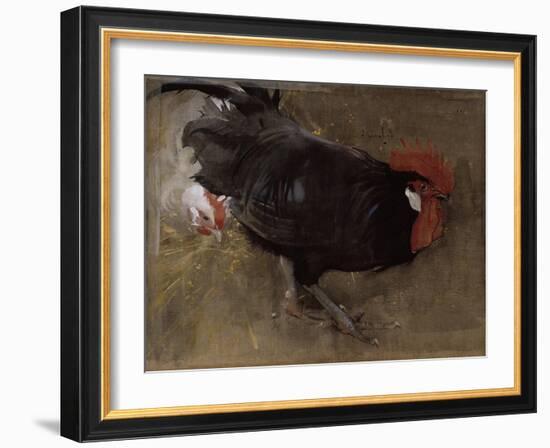 The Black Cock-Joseph Crawhall-Framed Giclee Print