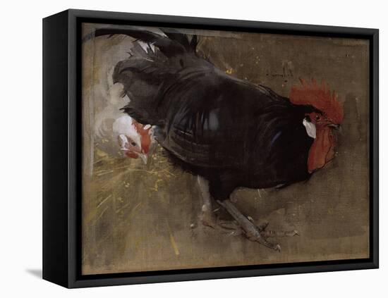 The Black Cock-Joseph Crawhall-Framed Premier Image Canvas