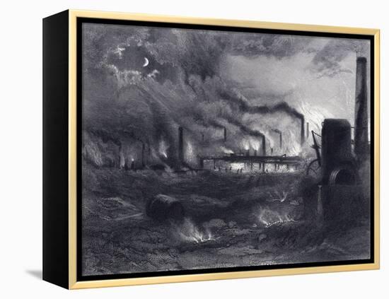 The Black Country Near Bilston, Staffordshire, 1869-G Greatbach-Framed Premier Image Canvas