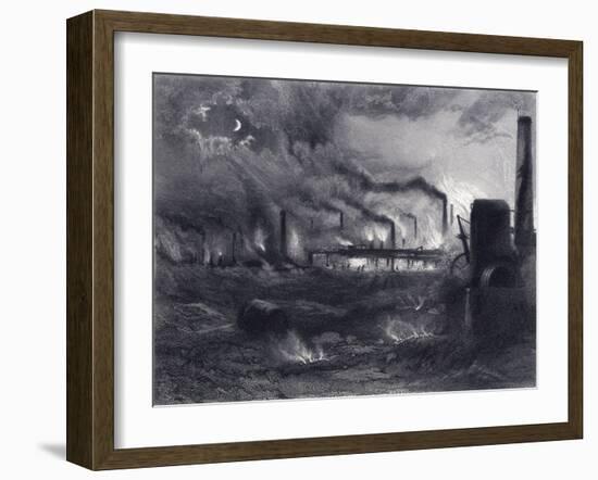 The Black Country Near Bilston, Staffordshire, 1869-G Greatbach-Framed Premium Giclee Print