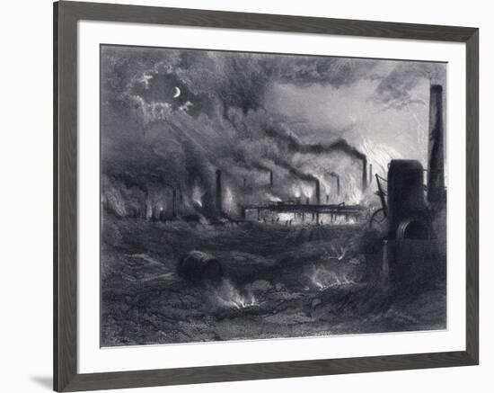 The Black Country Near Bilston, Staffordshire, 1869-G Greatbach-Framed Giclee Print