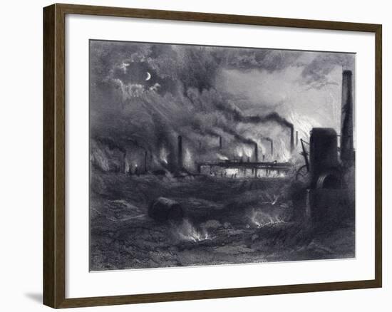 The Black Country Near Bilston, Staffordshire, 1869-G Greatbach-Framed Premium Giclee Print