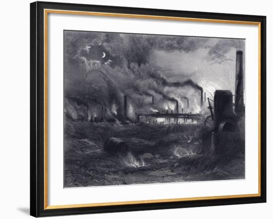 The Black Country Near Bilston, Staffordshire, 1869-G Greatbach-Framed Premium Giclee Print