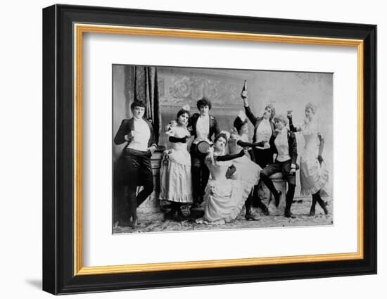 The Black Crook Company-Napoleon Sarony-Framed Photographic Print