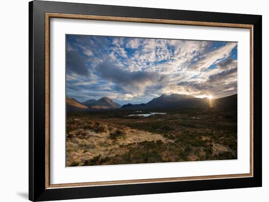 The Black Cuillin at Sligachan, Isle of Skye Scotland UK-Tracey Whitefoot-Framed Photographic Print