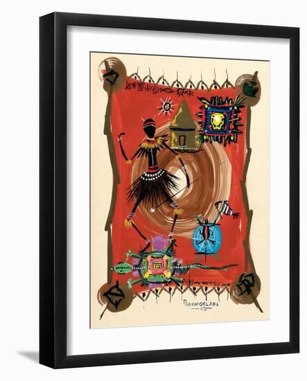 The Black Dance 1, 2003-Oglafa Ebitari Perrin-Framed Giclee Print