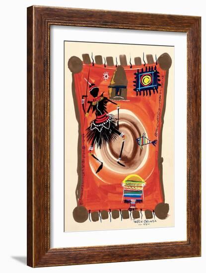 The Black Dance 2, 2003-Oglafa Ebitari Perrin-Framed Giclee Print