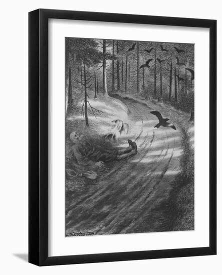 The Black Death by T Severin Kittelsen-Theodor Severin Kittelsen-Framed Giclee Print