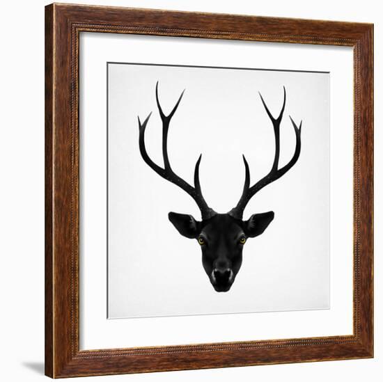 The Black Deer-Ruben Ireland-Framed Art Print