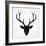 The Black Deer-Ruben Ireland-Framed Art Print