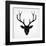 The Black Deer-Ruben Ireland-Framed Art Print