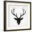 The Black Deer-Ruben Ireland-Framed Art Print