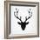 The Black Deer-Ruben Ireland-Framed Art Print