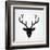 The Black Deer-Ruben Ireland-Framed Art Print