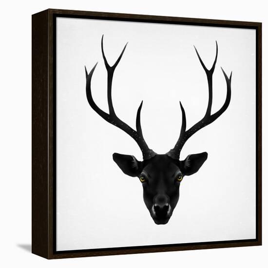 The Black Deer-Ruben Ireland-Framed Stretched Canvas