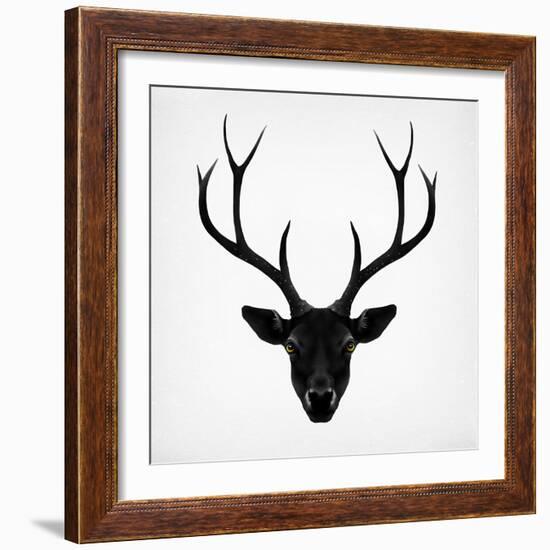 The Black Deer-Ruben Ireland-Framed Premium Giclee Print