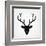 The Black Deer-Ruben Ireland-Framed Art Print