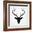 The Black Deer-Ruben Ireland-Framed Art Print