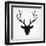 The Black Deer-Ruben Ireland-Framed Art Print