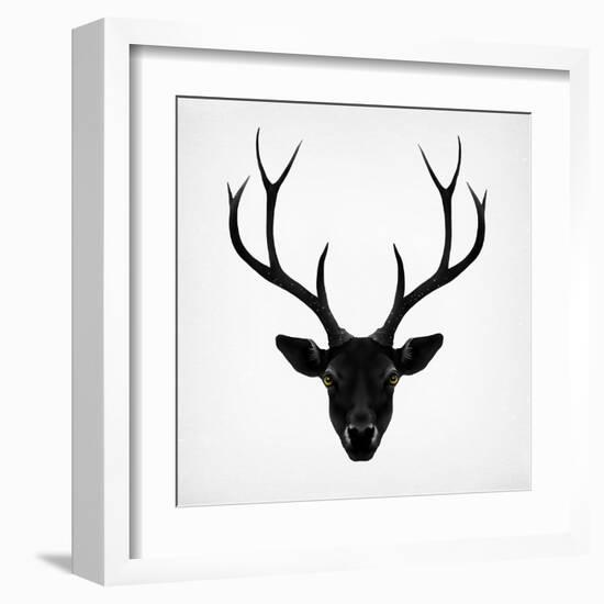 The Black Deer-Ruben Ireland-Framed Art Print