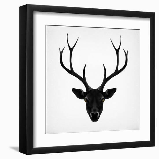 The Black Deer-Ruben Ireland-Framed Art Print