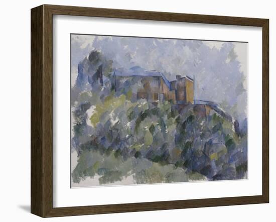 The Black House-Paul Cézanne-Framed Giclee Print