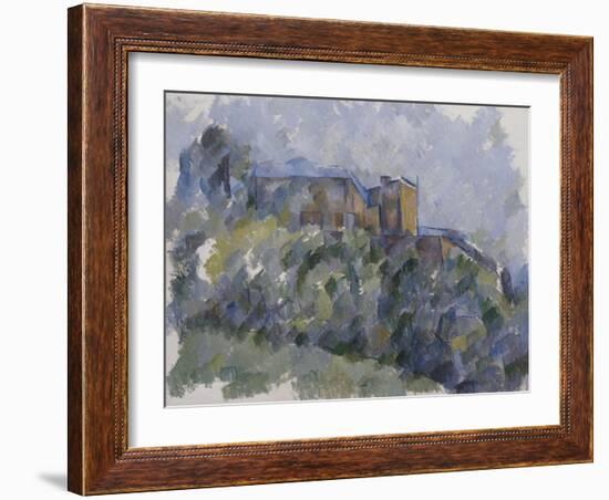 The Black House-Paul Cézanne-Framed Giclee Print