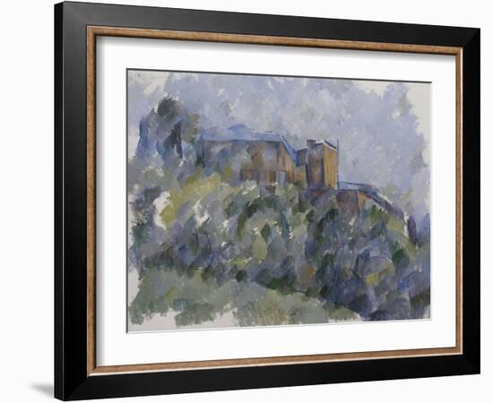 The Black House-Paul Cézanne-Framed Giclee Print