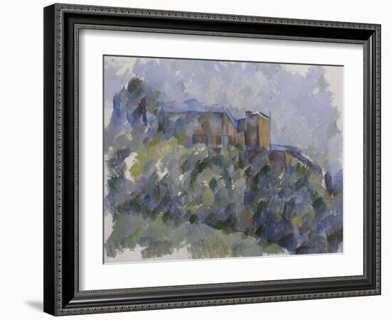 The Black House-Paul Cézanne-Framed Giclee Print