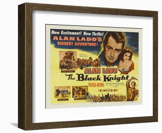 The Black Knight, UK Movie Poster, 1954-null-Framed Art Print