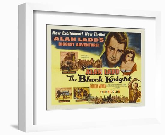 The Black Knight, UK Movie Poster, 1954-null-Framed Art Print