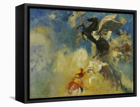 The Black Pegasus, 1909-1910-Odilon Redon-Framed Premier Image Canvas